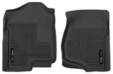 Load image into Gallery viewer, Husky Liners 07-14 Cadillac Escalade ESV/EXT Weatherbeater Black Front Floor Liners