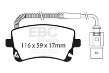 Load image into Gallery viewer, EBC 09-11 Audi A6 Quattro 3.0 Supercharged Redstuff Rear Brake Pads