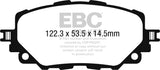 EBC 2016+ Fiat 124 Spider 1.4L Turbo Greenstuff Front Brake Pads
