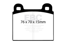 Load image into Gallery viewer, EBC 70-75 Alfa Romeo Montreal 2.6 Redstuff Front Brake Pads