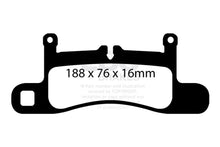 Load image into Gallery viewer, EBC 12-15 Porsche 911 (991) (Cast Iron Rotor only) 3.4 Carrera Redstuff Rear Brake Pads