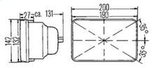 Load image into Gallery viewer, Hella Vision Hlmp Kit 190X132Mm H4 12V Ece (Legal in US for MOTORCYLCES ONLY)