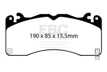 Load image into Gallery viewer, EBC 2015+ Ford Mustang (6Th Gen) 2.3L Turbo (GT Package) Bluestuff Front Brake Pads