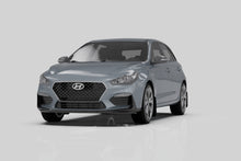 Load image into Gallery viewer, Rally Armor 19-21 Hyundai Elantra GT N Line/i30 Black UR Mud Flap w/Grey Logo