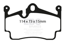 Load image into Gallery viewer, EBC 04-08 Porsche Boxster (Cast Iron Rotors only) 2.7 Yellowstuff Rear Brake Pads