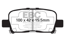 Load image into Gallery viewer, EBC 00-02 Acura MDX 3.5 Greenstuff Rear Brake Pads
