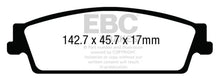 Load image into Gallery viewer, EBC 15+ Cadillac Escalade 6.2 2WD Ultimax2 Rear Brake Pads