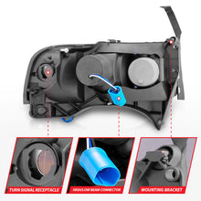 Load image into Gallery viewer, ANZO 1994-2001 Dodge Ram Crystal Headlights Black w/ LED