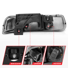 Load image into Gallery viewer, ANZO 1999-2002 Chevrolet Silverado 1500 Crystal Headlights Chrome