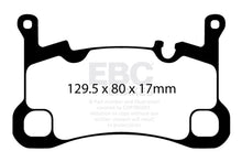 Load image into Gallery viewer, EBC 2018+ Porsche Cayenne (3rd Gen) 3.0L Turbo Yellowstuff Rear Brake Pads