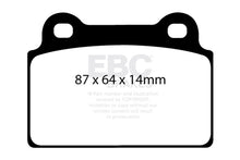 Load image into Gallery viewer, EBC 08-16 Mitsubishi Lancer Evo 10 2.0 Turbo (1 piece rotor) Bluestuff Rear Brake Pads