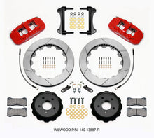 Load image into Gallery viewer, Wilwood AERO6 Front Hat Kit 15.00 Red 2015-Up Mustang w/Lines